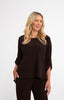 Image of Sympli Safari Top 3/4 Sleeve - Coffee