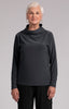 Image of Sympli Funnel Neck Top - Graphite