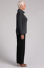 Image of Sympli Funnel Neck Top - Graphite