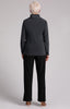 Image of Sympli Funnel Neck Top - Graphite