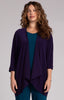 Image of Sympli Matrix Cardigan - Blackberry