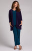 Image of Sympli Matrix Cardigan - Blackberry