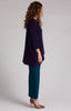 Image of Sympli Matrix Cardigan - Blackberry