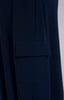 Image of Sympli Pleat Hem Dress 3/4 Sleeve - Navy