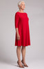 Image of Sympli Nu Trapeze Dress - Poppy