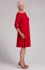 Image of Sympli Nu Trapeze Dress - Poppy