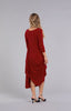 Image of Sympli Drama Dress 3/4 Sleeve - Red