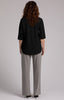 Image of Sympli Three Button Easy Henley - Black