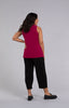 Image of Sympli Deep V Trapeze Tank - Magenta
