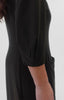 Image of Sympli Lantern Column Dress - Chocolate