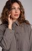 Image of Sympli Lightweight Ponte Hepburn Shorty Jacket - Taupe