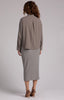 Image of Sympli Lightweight Ponte Hepburn Shorty Jacket - Taupe