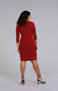 Image of Sympli Side Twist Dress 3/4 Sleeve - Red