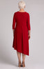 Image of Sympli Slant Pocket Dress - Red