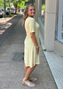 Image of Sympli T-Shirt Dress Short Sleeve - Butter