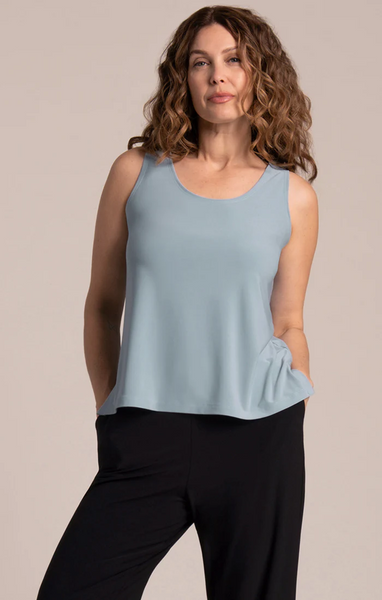 Sympli Go To Tank Relax Short - Stone Blue