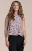 Image of Sympli Flared Shell Print - Painted Blooms