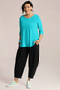 Image of Sympli Go To Classic T 3/4 Sleeve - Aqua