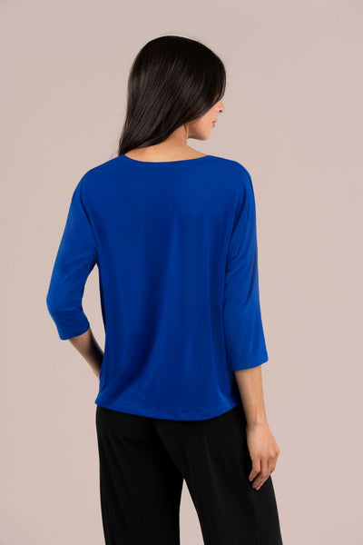Sympli Revel Top Print Pocket - Lapis/Wingfall