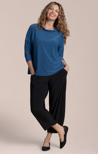 Sympli Slouch Sweatshirt Plus Size - Lake