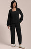 Image of Sympli Fit & Flare Lantern Top - Black