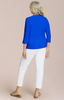 Image of Sympli Suitable Split Sleeve Top - Lapis