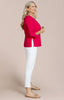 Image of Sympli Suitable Split Sleeve Top - Hot Pink