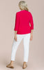 Image of Sympli Suitable Split Sleeve Top - Hot Pink