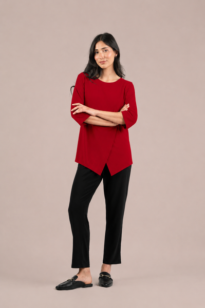 Sympli Kite Front Top - Red