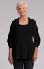 Image of Sympli Lantern Tunic - Black