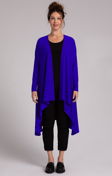 Sympli Flutter Duster Cardigan - Lapis