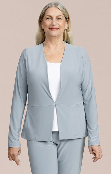 Sympli All Day Cardi - Stone Blue