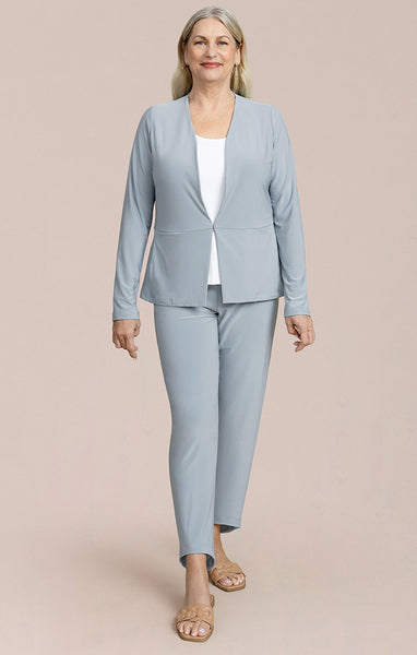 Sympli All Day Cardi - Stone Blue