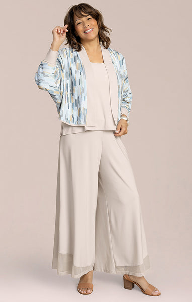 Sympli Hey Honey Reversible Shrug - Riverstone/Cashew