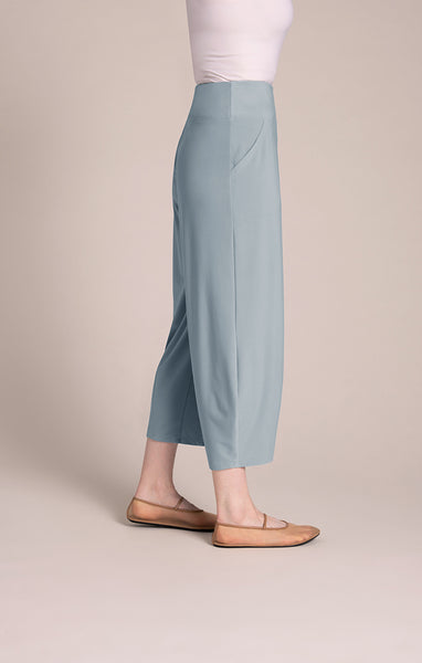 Sympli Narrow Lantern Pant - Stone Blue