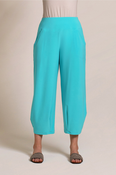 Sympli Narrow Lantern Pant - Aqua