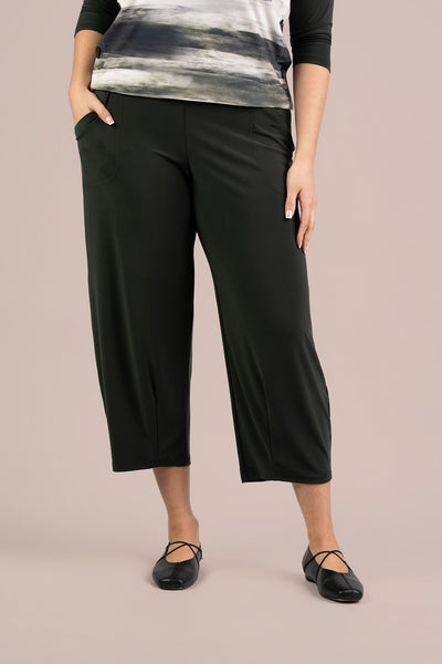 Sympli Narrow Lantern Pant - Juniper