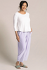Image of Sympli Narrow Lantern Pant - Lavender
