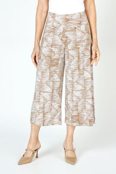 Sympli Side Slit Wide Capri - Batista