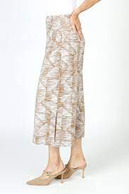 Sympli Side Slit Wide Capri - Batista
