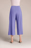 Image of Sympli Side Slit Wide Capri - Jacaranda