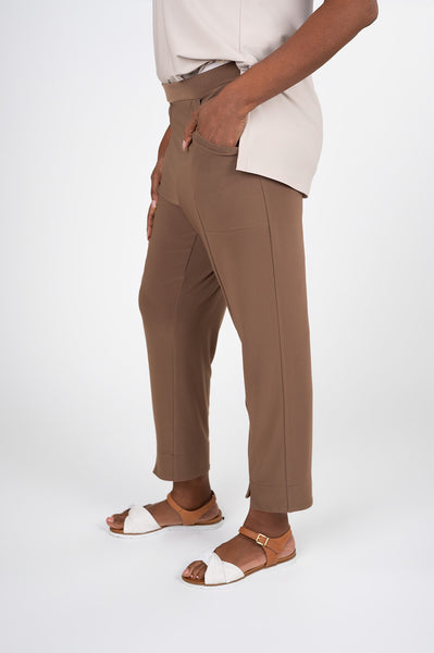 Sympli Hepburn Ankle Pant - Sepia