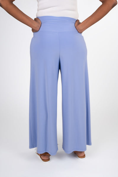 Sympli Trumpet Leg Pant - Jacaranda