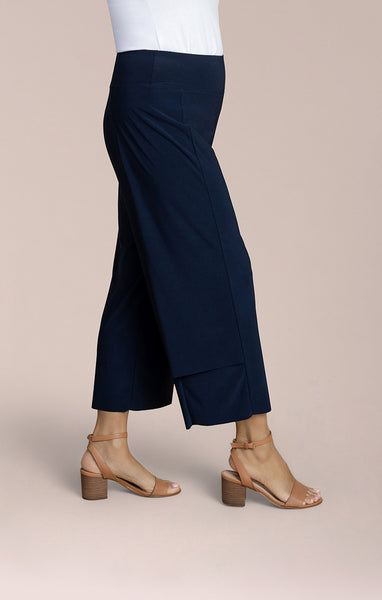 Sympli Splice Double Up Crop Pant - Navy