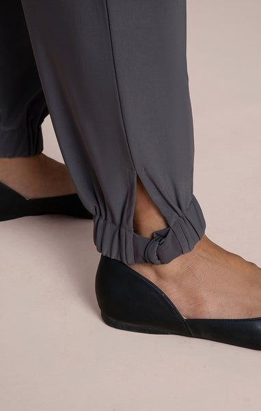 Sympli Echo Narrow Pant - Black Pearl