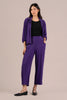 Image of Sympli Buttoned Up Lantern Pant - Elderberry