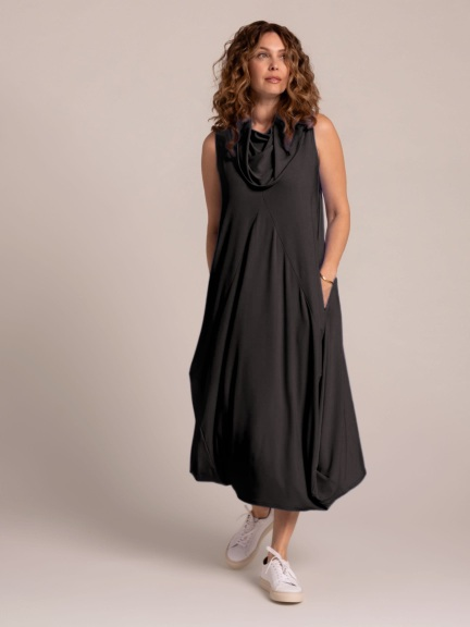 Sympli Sleeveless Dream Dress - Black