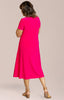 Image of Sympli Fit & Flare Dress Short Sleeve - Hot Pink
