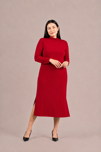 Sympli Echo Dress - Red