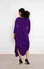Image of Sympli Drama Dress - Elderberry